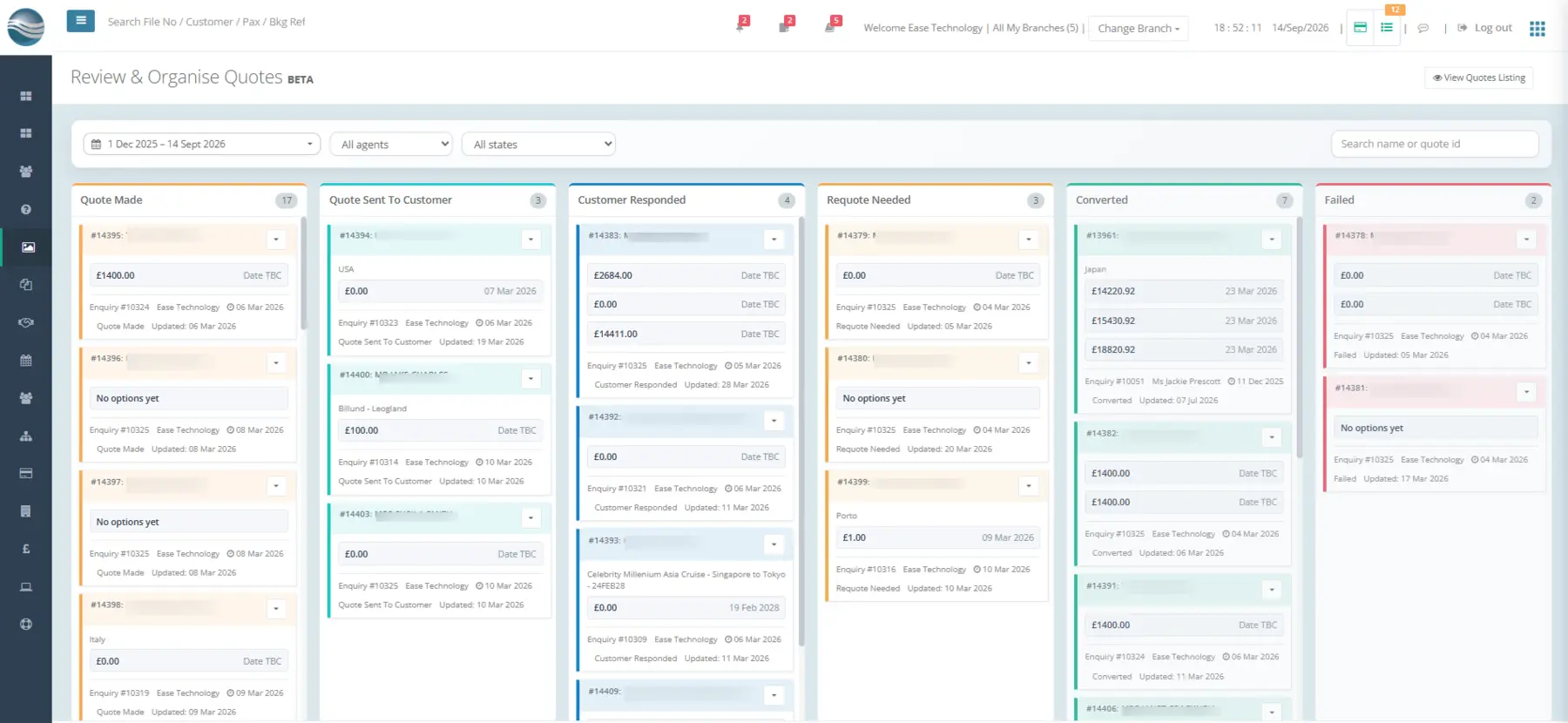 Mercury Office visual quote workflow